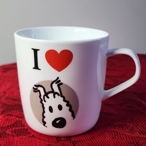 Tintin I Love Snowy Tintin  c2000s., 12 oz
